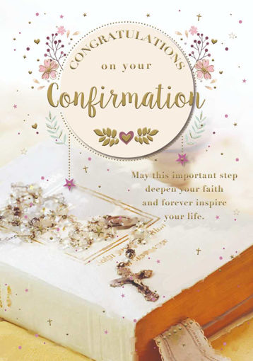 Picture of CONGRATULATIONS ON YOUR CONFIRMATION CARD